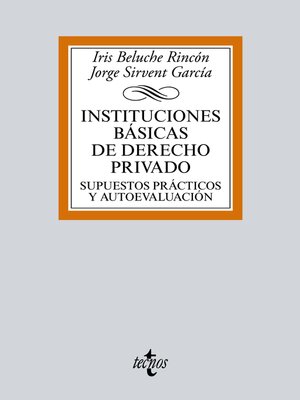 cover image of Instituciones básicas de Derecho Privado